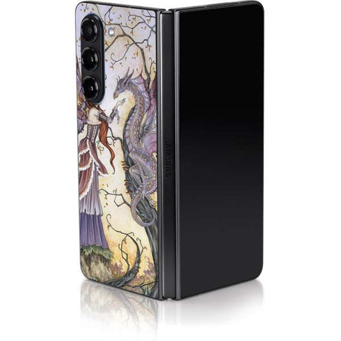 Dragon Charmer Fairy by Amy Brown Galaxy Z Fold5 5G Skin